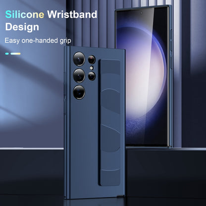 Silicone Wristband Holder Phone Case, For Samsung Galaxy S24 Ultra 5G, For Samsung Galaxy S24+ 5G, For Samsung Galaxy S24 5G, For Samsung Galaxy S23 Ultra 5G