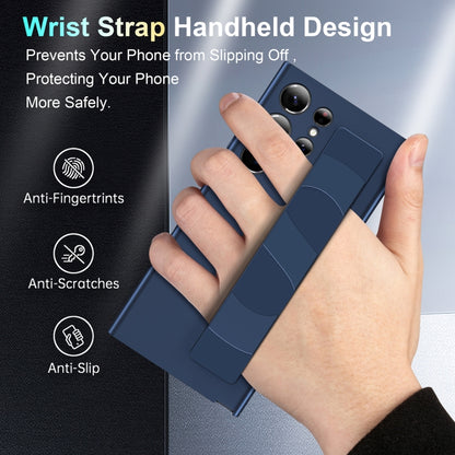 Silicone Wristband Holder Phone Case, For Samsung Galaxy S24 Ultra 5G, For Samsung Galaxy S24+ 5G, For Samsung Galaxy S24 5G, For Samsung Galaxy S23 Ultra 5G