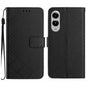 Rhombic Grid Texture Leather Phone Case, For Galaxy S26 FE 5G, For Samsung Galaxy S25 FE 5G, For Samsung Galaxy S25 Edge 5G, For Samsung Galaxy S25 5G