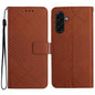Rhombic Grid Texture Leather Phone Case, For Galaxy S26 FE 5G, For Samsung Galaxy S25 FE 5G, For Samsung Galaxy S25 Edge 5G, For Samsung Galaxy S25 5G