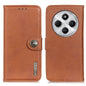 KHAZNEH Cowhide Texture Horizontal Flip Leather Phone Case