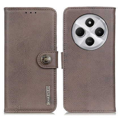 KHAZNEH Cowhide Texture Horizontal Flip Leather Phone Case