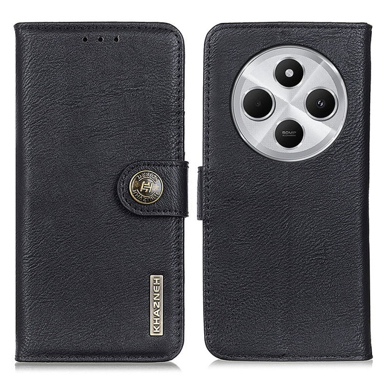 KHAZNEH Cowhide Texture Horizontal Flip Leather Phone Case