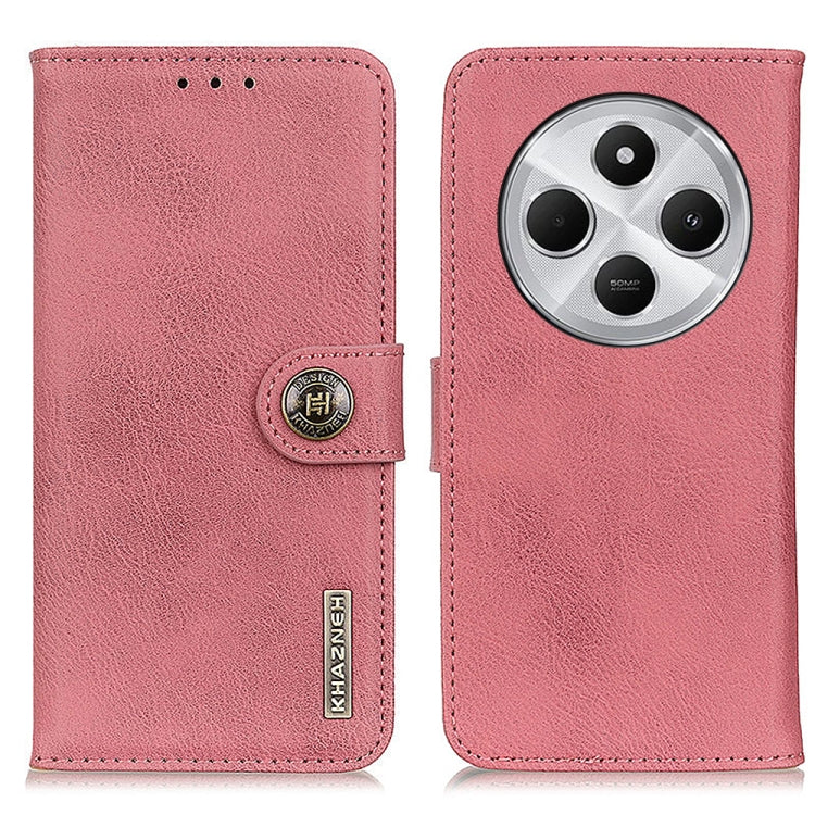 KHAZNEH Cowhide Texture Horizontal Flip Leather Phone Case