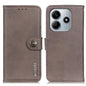 KHAZNEH Cowhide Texture Horizontal Flip Leather Phone Case
