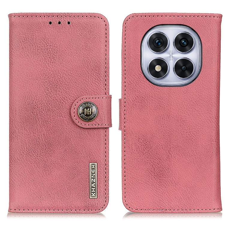 KHAZNEH Cowhide Texture Horizontal Flip Leather Phone Case