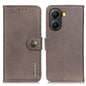 KHAZNEH Cowhide Texture Horizontal Flip Leather Phone Case