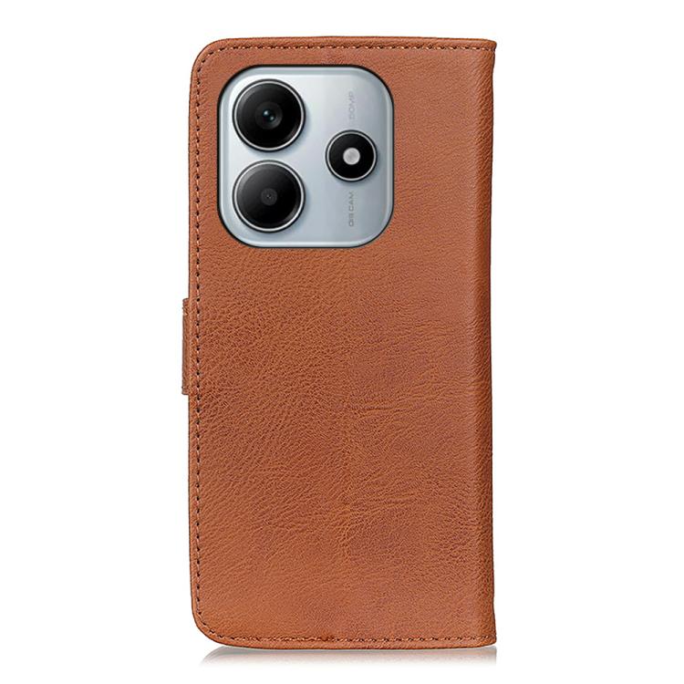 KHAZNEH Cowhide Texture Horizontal Flip Leather Phone Case