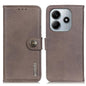 KHAZNEH Cowhide Texture Horizontal Flip Leather Phone Case