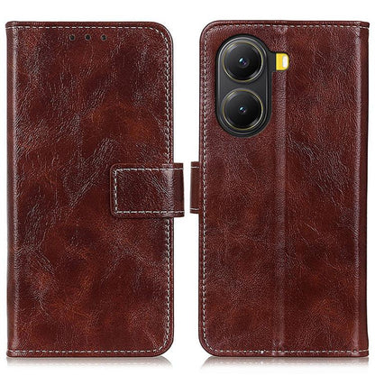 Retro Crazy Horse Texture Leather Phone Case