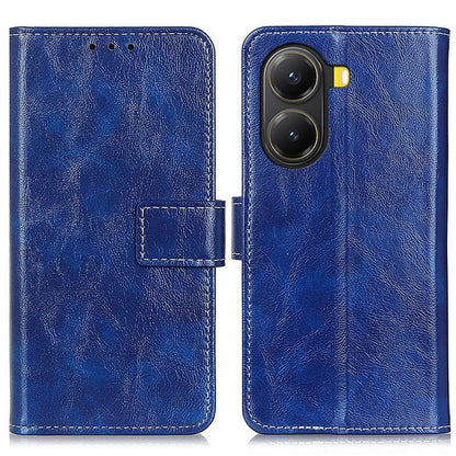 Retro Crazy Horse Texture Leather Phone Case