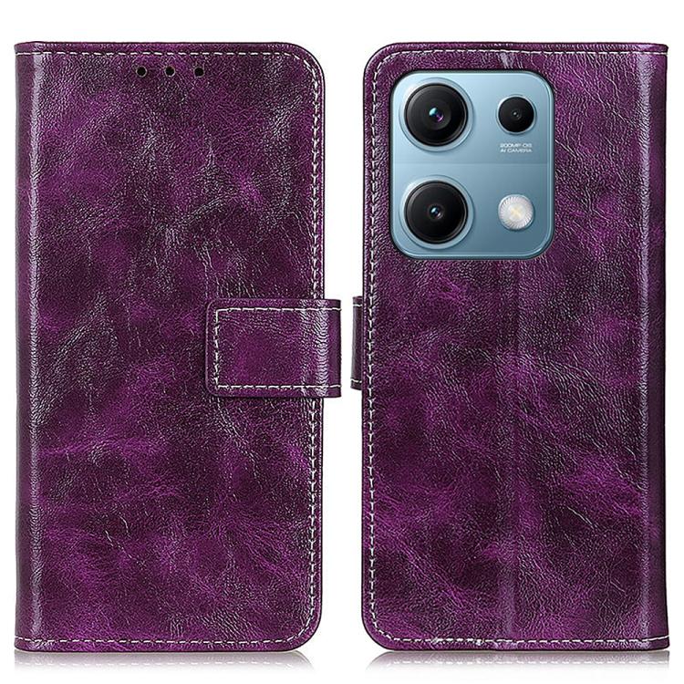Retro Crazy Horse Texture Leather Phone Case