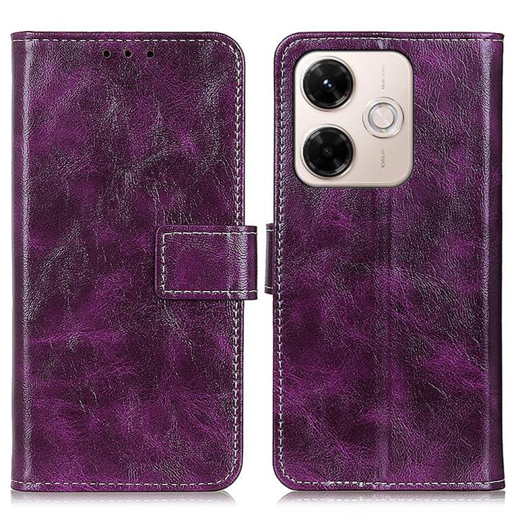 Retro Crazy Horse Texture Leather Phone Case