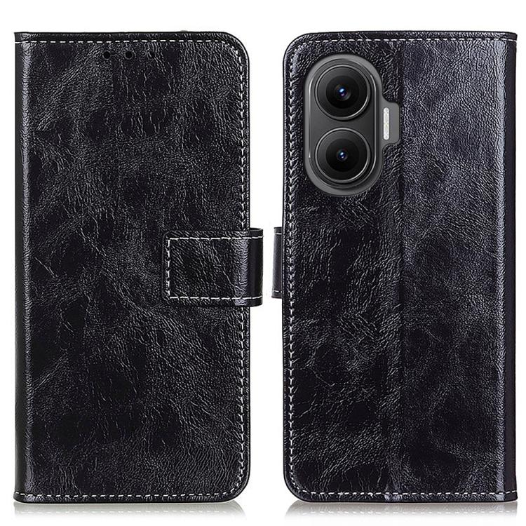 Retro Crazy Horse Texture Leather Phone Case