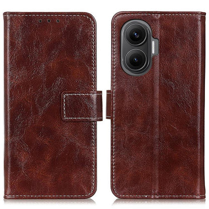 Retro Crazy Horse Texture Leather Phone Case