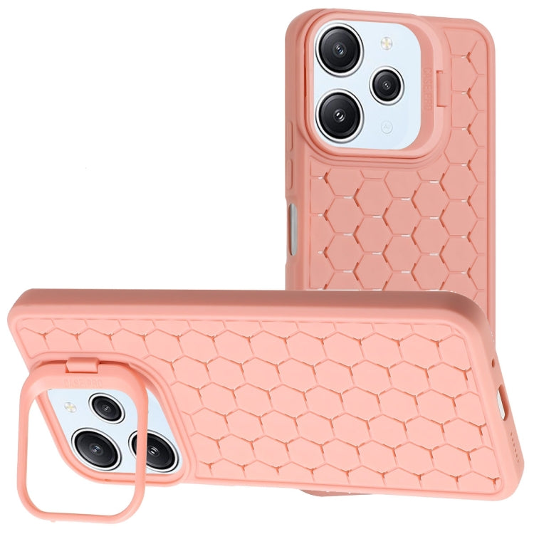 Honeycomb Radiating Lens Holder TPU Phone Case, For Xiaomi Redmi Note 13 Pro 4G, For Xiaomi Redmi Note 13 4G, For Xiaomi Redmi 13C, For Xiaomi Redmi 12 4G