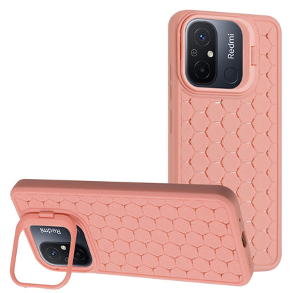 Honeycomb Radiating Lens Holder TPU Phone Case, For Xiaomi Redmi Note 12 Pro 4G, For Xiaomi Redmi Note 12 4G Global, For Xiaomi Redmi 12C, For Xiaomi Redmi Note 11 Global