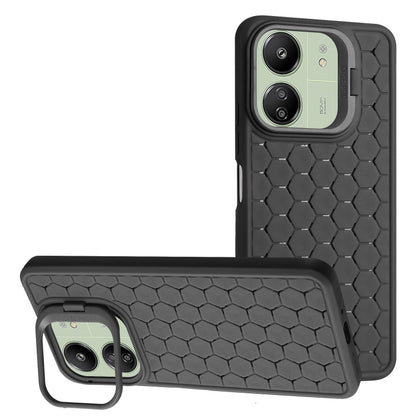 Honeycomb Radiating Lens Holder TPU Phone Case, For Xiaomi Redmi Note 13 Pro 4G, For Xiaomi Redmi Note 13 4G, For Xiaomi Redmi 13C, For Xiaomi Redmi 12 4G