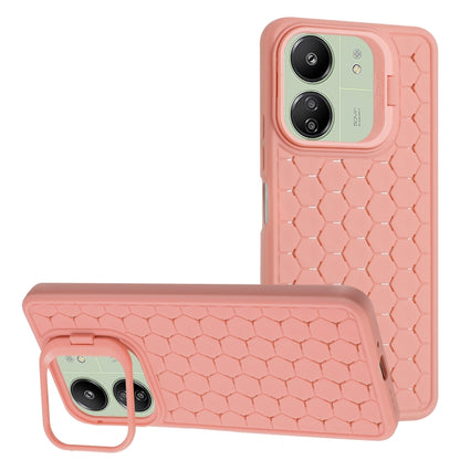 Honeycomb Radiating Lens Holder TPU Phone Case, For Xiaomi Redmi Note 13 Pro 4G, For Xiaomi Redmi Note 13 4G, For Xiaomi Redmi 13C, For Xiaomi Redmi 12 4G