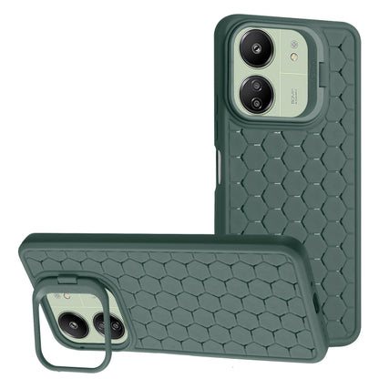 Honeycomb Radiating Lens Holder TPU Phone Case, For Xiaomi Redmi Note 13 Pro 4G, For Xiaomi Redmi Note 13 4G, For Xiaomi Redmi 13C, For Xiaomi Redmi 12 4G