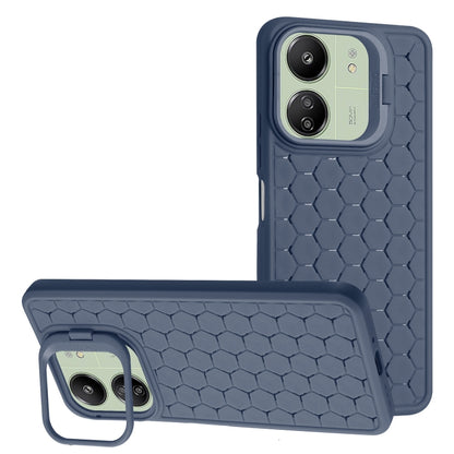 Honeycomb Radiating Lens Holder TPU Phone Case, For Xiaomi Redmi Note 13 Pro 4G, For Xiaomi Redmi Note 13 4G, For Xiaomi Redmi 13C, For Xiaomi Redmi 12 4G