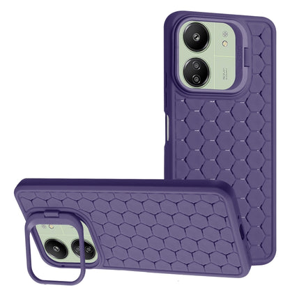 Honeycomb Radiating Lens Holder TPU Phone Case, For Xiaomi Redmi Note 13 Pro 4G, For Xiaomi Redmi Note 13 4G, For Xiaomi Redmi 13C, For Xiaomi Redmi 12 4G