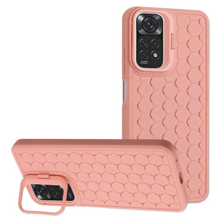 Honeycomb Radiating Lens Holder TPU Phone Case, For Xiaomi Redmi Note 12 Pro 4G, For Xiaomi Redmi Note 12 4G Global, For Xiaomi Redmi 12C, For Xiaomi Redmi Note 11 Global