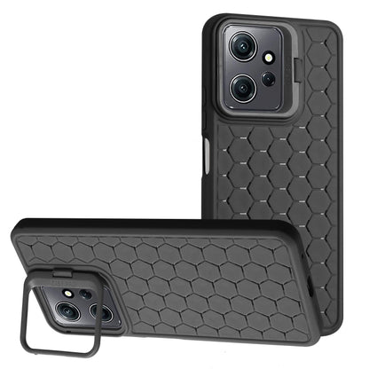Honeycomb Radiating Lens Holder TPU Phone Case, For Xiaomi Redmi Note 12 Pro 4G, For Xiaomi Redmi Note 12 4G Global, For Xiaomi Redmi 12C, For Xiaomi Redmi Note 11 Global
