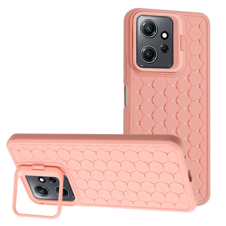 Honeycomb Radiating Lens Holder TPU Phone Case, For Xiaomi Redmi Note 12 Pro 4G, For Xiaomi Redmi Note 12 4G Global, For Xiaomi Redmi 12C, For Xiaomi Redmi Note 11 Global