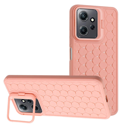 Honeycomb Radiating Lens Holder TPU Phone Case, For Xiaomi Redmi Note 12 Pro 4G, For Xiaomi Redmi Note 12 4G Global, For Xiaomi Redmi 12C, For Xiaomi Redmi Note 11 Global