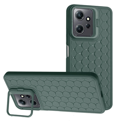 Honeycomb Radiating Lens Holder TPU Phone Case, For Xiaomi Redmi Note 12 Pro 4G, For Xiaomi Redmi Note 12 4G Global, For Xiaomi Redmi 12C, For Xiaomi Redmi Note 11 Global
