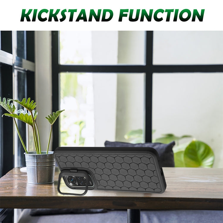 Honeycomb Radiating Lens Holder TPU Phone Case, For Xiaomi Redmi Note 12 Pro 4G, For Xiaomi Redmi Note 12 4G Global, For Xiaomi Redmi 12C, For Xiaomi Redmi Note 11 Global