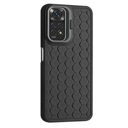 Honeycomb Radiating Lens Holder TPU Phone Case, For Xiaomi Redmi Note 12 Pro 4G, For Xiaomi Redmi Note 12 4G Global, For Xiaomi Redmi 12C, For Xiaomi Redmi Note 11 Global