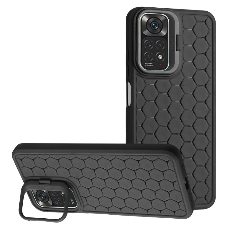 Honeycomb Radiating Lens Holder TPU Phone Case, For Xiaomi Redmi Note 12 Pro 4G, For Xiaomi Redmi Note 12 4G Global, For Xiaomi Redmi 12C, For Xiaomi Redmi Note 11 Global