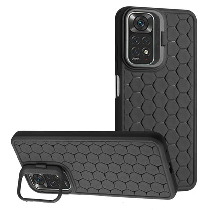 Honeycomb Radiating Lens Holder TPU Phone Case, For Xiaomi Redmi Note 12 Pro 4G, For Xiaomi Redmi Note 12 4G Global, For Xiaomi Redmi 12C, For Xiaomi Redmi Note 11 Global