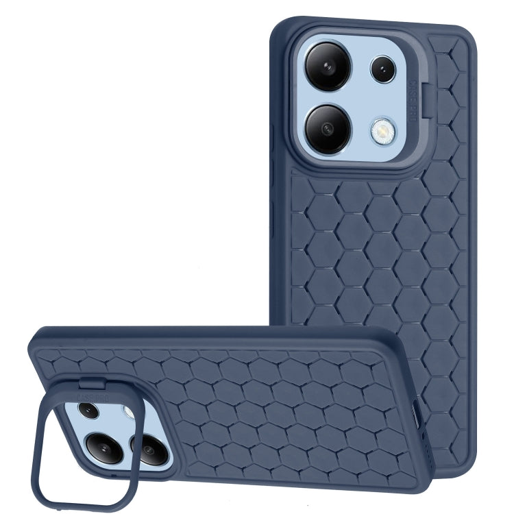 Honeycomb Radiating Lens Holder TPU Phone Case, For Xiaomi Redmi Note 13 Pro 4G, For Xiaomi Redmi Note 13 4G, For Xiaomi Redmi 13C, For Xiaomi Redmi 12 4G