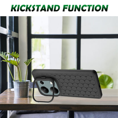 Honeycomb Radiating Lens Holder TPU Phone Case, For Xiaomi Redmi Note 13 Pro 4G, For Xiaomi Redmi Note 13 4G, For Xiaomi Redmi 13C, For Xiaomi Redmi 12 4G