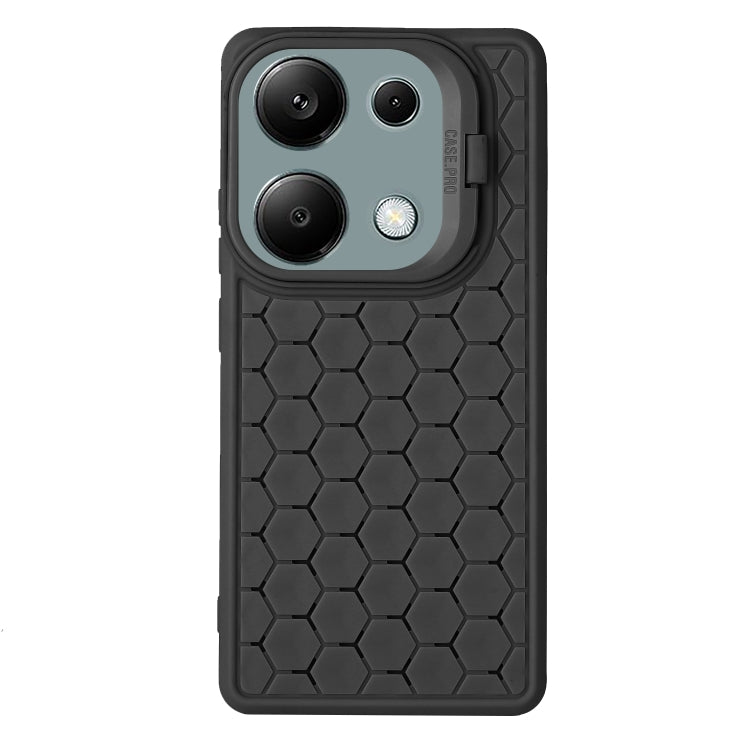 Honeycomb Radiating Lens Holder TPU Phone Case, For Xiaomi Redmi Note 13 Pro 4G, For Xiaomi Redmi Note 13 4G, For Xiaomi Redmi 13C, For Xiaomi Redmi 12 4G