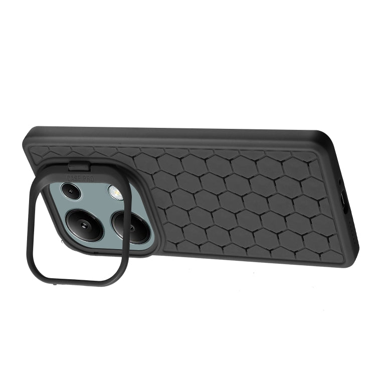 Honeycomb Radiating Lens Holder TPU Phone Case, For Xiaomi Redmi Note 13 Pro 4G, For Xiaomi Redmi Note 13 4G, For Xiaomi Redmi 13C, For Xiaomi Redmi 12 4G