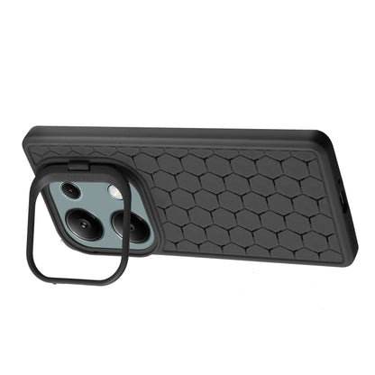 Honeycomb Radiating Lens Holder TPU Phone Case, For Xiaomi Redmi Note 13 Pro 4G, For Xiaomi Redmi Note 13 4G, For Xiaomi Redmi 13C, For Xiaomi Redmi 12 4G