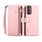 ESEBLE Retro Frosted RFID Flip Leather Phone Case, For Samsung Galaxy S25+ 5G, For Samsung Galaxy S25 Ultra 5G, For Samsung Galaxy S24 FE 5G, For Samsung Galaxy S24 Ultra 5G, For Samsung Galaxy S24+ 5G