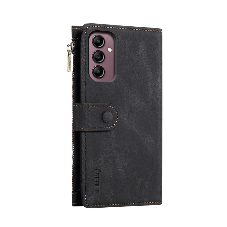 ESEBLE Retro Frosted RFID Flip Leather Phone Case, For Samsung Galaxy S25+ 5G, For Samsung Galaxy S25 Ultra 5G, For Samsung Galaxy S24 FE 5G, For Samsung Galaxy S24 Ultra 5G, For Samsung Galaxy S24+ 5G