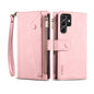 ESEBLE Retro Frosted RFID Flip Leather Phone Case, For Samsung Galaxy S25+ 5G, For Samsung Galaxy S25 Ultra 5G, For Samsung Galaxy S24 FE 5G, For Samsung Galaxy S24 Ultra 5G, For Samsung Galaxy S24+ 5G