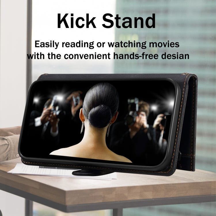 ESEBLE Retro Frosted RFID Flip Leather Phone Case, For Samsung Galaxy S24 Ultra 5G, For Samsung Galaxy S24+ 5G