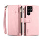 ESEBLE Retro Frosted RFID Flip Leather Phone Case, For Samsung Galaxy S25+ 5G, For Samsung Galaxy S25 Ultra 5G, For Samsung Galaxy S24 FE 5G, For Samsung Galaxy S24 Ultra 5G, For Samsung Galaxy S24+ 5G