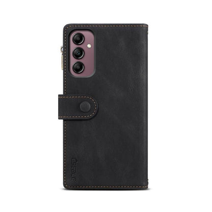 ESEBLE Retro Frosted RFID Flip Leather Phone Case, For Samsung Galaxy S25 FE 5G, For Samsung Galaxy S25 Edge 5G, For Samsung Galaxy S25 5G, For Samsung Galaxy S25+ 5G, For Samsung Galaxy S25 Ultra 5G, For Samsung Galaxy S24 FE 5G