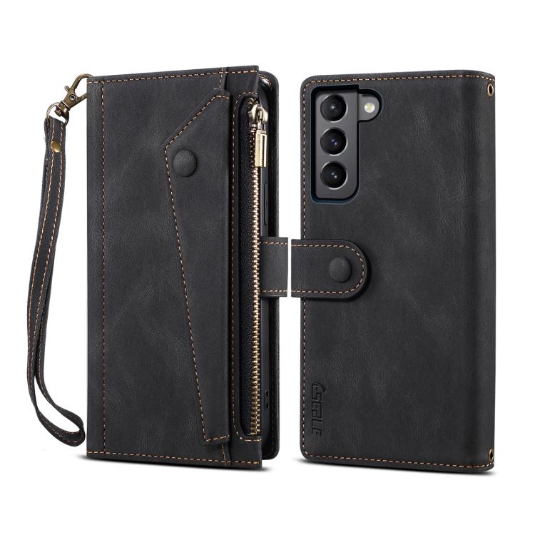 ESEBLE Retro Frosted RFID Flip Leather Phone Case, For Samsung Galaxy S26+ 5G, For Samsung Galaxy S26 Ultra 5G, For Samsung Galaxy S26 5G, For Samsung Galaxy S25 FE 5G, For Samsung Galaxy S25 Edge 5G, For Samsung Galaxy S25 5G