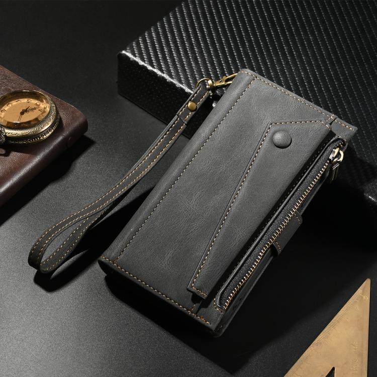 ESEBLE Retro Frosted RFID Flip Leather Phone Case, For Samsung Galaxy S26+ 5G, For Samsung Galaxy S26 Ultra 5G, For Samsung Galaxy S26 5G, For Samsung Galaxy S25 FE 5G, For Samsung Galaxy S25 Edge 5G, For Samsung Galaxy S25 5G