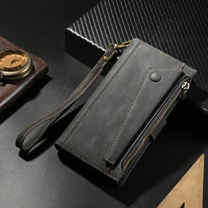 ESEBLE Retro Frosted RFID Flip Leather Phone Case, For Samsung Galaxy S26+ 5G, For Samsung Galaxy S26 Ultra 5G, For Samsung Galaxy S26 5G, For Samsung Galaxy S25 FE 5G, For Samsung Galaxy S25 Edge 5G, For Samsung Galaxy S25 5G