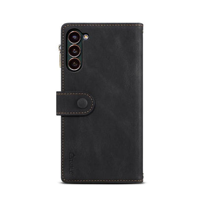 ESEBLE Retro Frosted RFID Flip Leather Phone Case, For Samsung Galaxy S26+ 5G, For Samsung Galaxy S26 Ultra 5G, For Samsung Galaxy S26 5G, For Samsung Galaxy S25 FE 5G, For Samsung Galaxy S25 Edge 5G, For Samsung Galaxy S25 5G